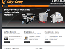 Tablet Screenshot of citycopy.com.br